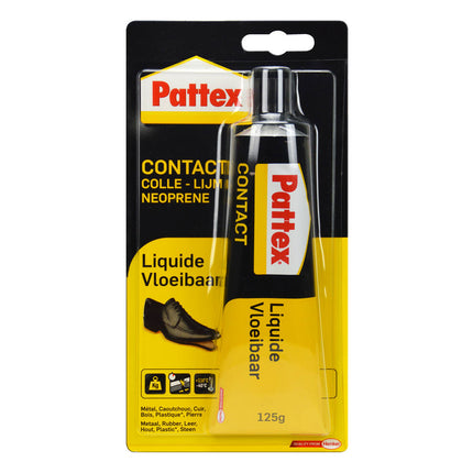 Pattex Contactlijm 125gr: Sterke hechting voor metaal, hout en plastic