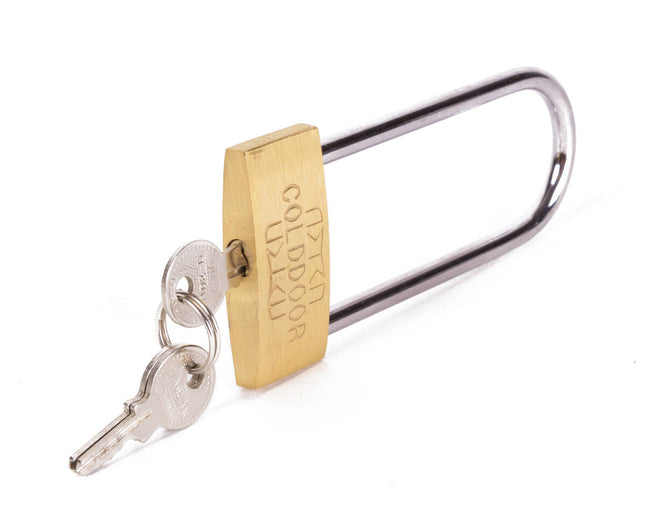 Hangslot 60 mm Staal, Inclusief 3 Sleutels voor Poortbeveiliging