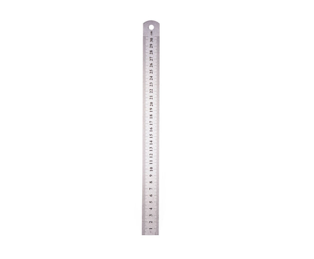 Liniaal 30 cm RVS - Ideaal voor Nauwkeurig Meten en Snijden