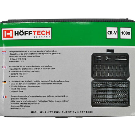 Bitbox 100 dlg - 100 Cr-V Bits in Kunststof Box voor Boormachines