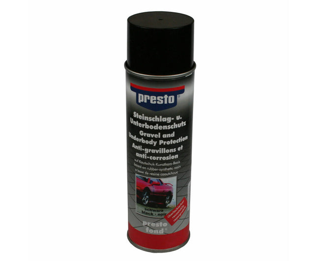 Presto Anti Steenslag Spray 500ml - Beschermt Auto Wielkasten Zwart