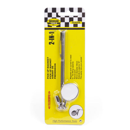 Telescopische Magneet & Spiegel Pick-up Tool, 485mm Bereik, 450g Gewicht