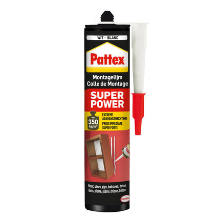 Pattex Powerfix 370gr: Sterke Lijm voor Hout, Metaal en Steen