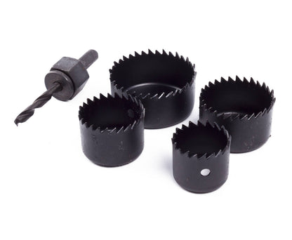 Gatenzaagset 5 dlg Ø32-54mm Carbon Staal, Perfect voor Hout & Gips.