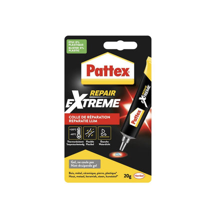 Pattex Repair Extreme 20g: Krachtige lijm voor hout, metaal, keramiek.