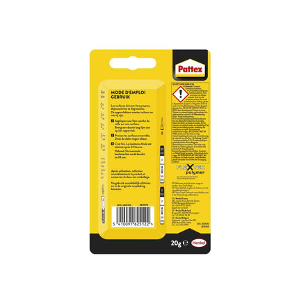 Pattex Repair Extreme 20g: Krachtige lijm voor hout, metaal, keramiek.