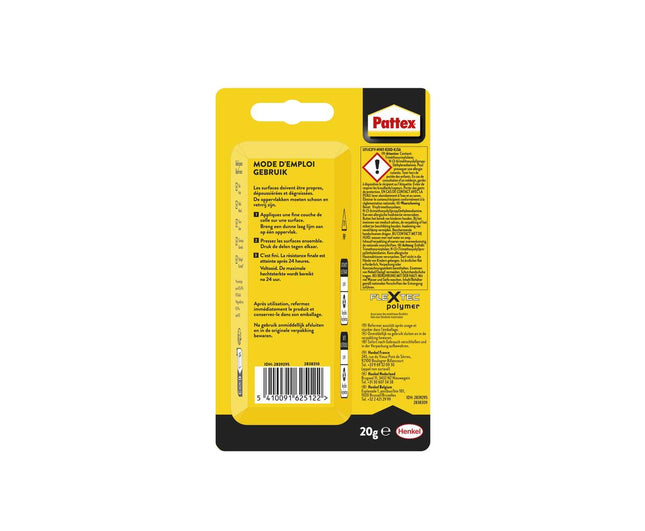 Pattex Repair Extreme 20g: Krachtige lijm voor hout, metaal, keramiek.