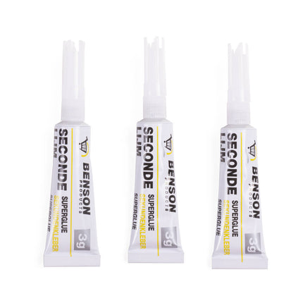 Secondelijm 3 dlg - Snelle hechting voor hout, metaal & keramiek