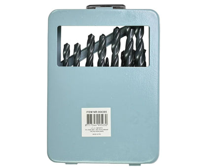 Boorset 19dlg HSS met Stalen Cassette voor Metaal en Houtbewerking