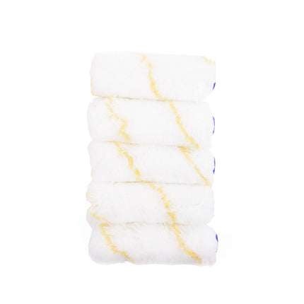 Vachtroller Set 10 cm 5x Perlon - Voor Nauwkeurige Muurverfklussen