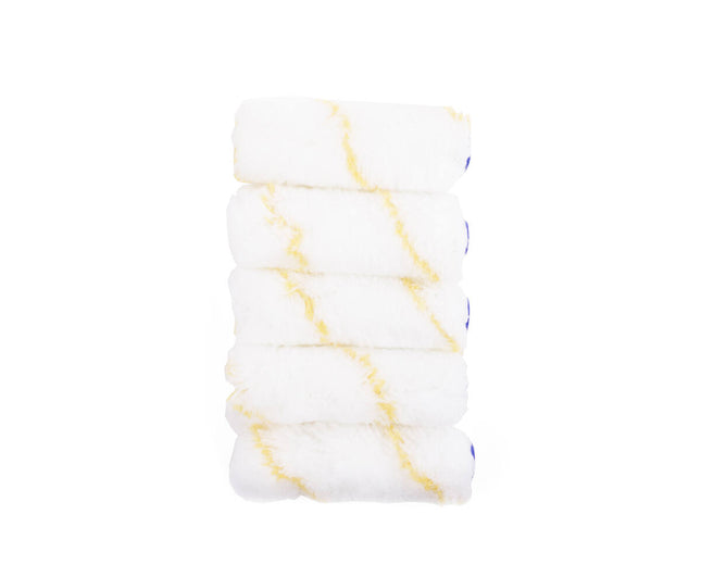 Vachtroller Set 10 cm 5x Perlon - Voor Nauwkeurige Muurverfklussen
