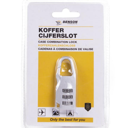 Koffercijferslot mix