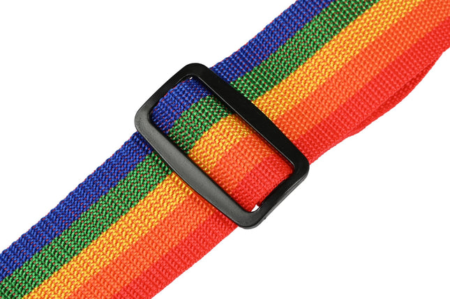 Kofferspanband + cijferslot multicolor – Lengte ca. 200 cm, Breedte ca. 5 cm, 200 cm