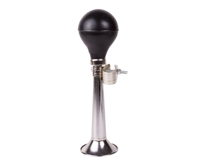 Fietstoeter 210mm Chroom, Staal/Rubber, Eenvoudig te Bevestigen