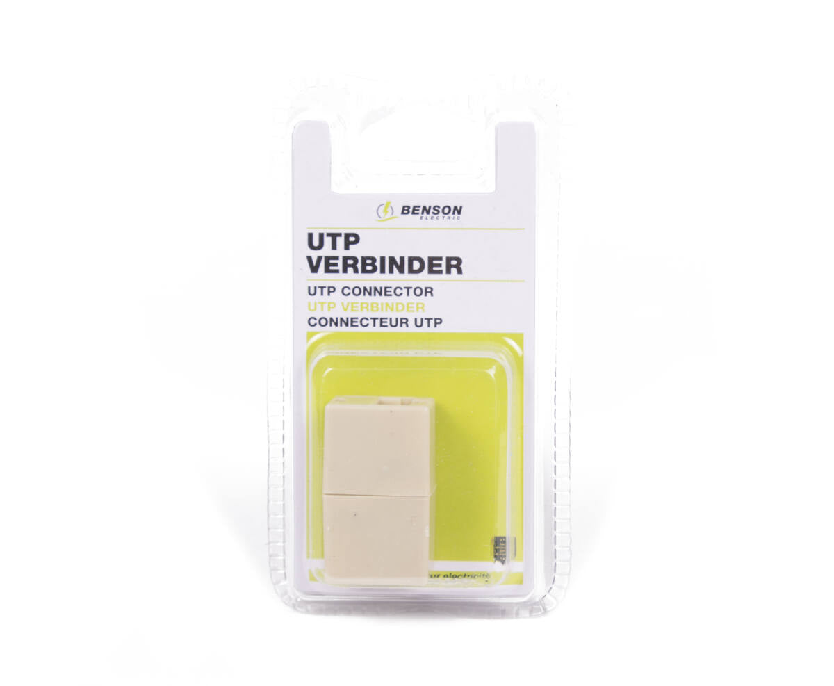 RJ45 UTP Verbinder - Koppel Twee Netwerk- of ISDN-kabels Snel en Eenvoudig