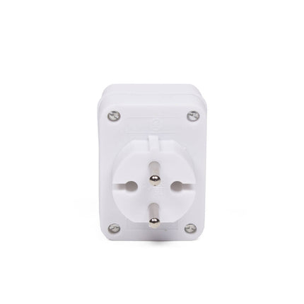 Stekker Triplo Wit - Voor 3 Platte Stekkers, Max. 1500W Capaciteit