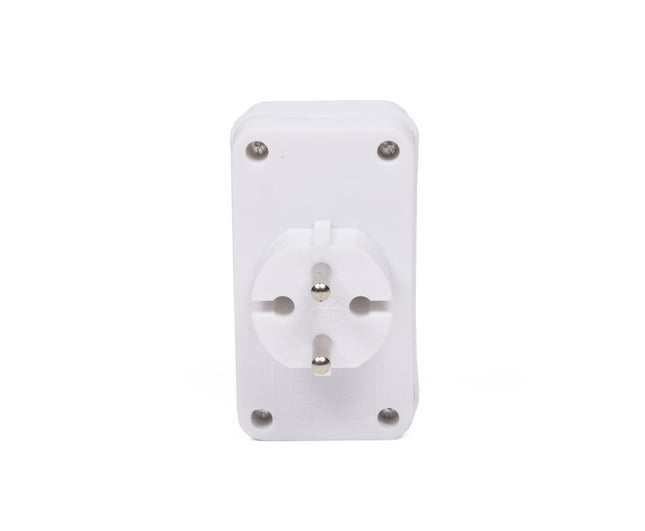 Stekker Quattro 10A 250V, 2300W - Ideaal voor thuis en kantoor.