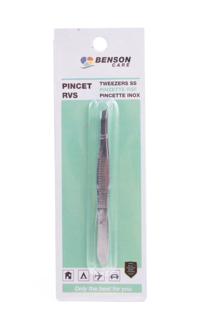 Pincet RVS – 87MM, Voor de wenkbrauwen