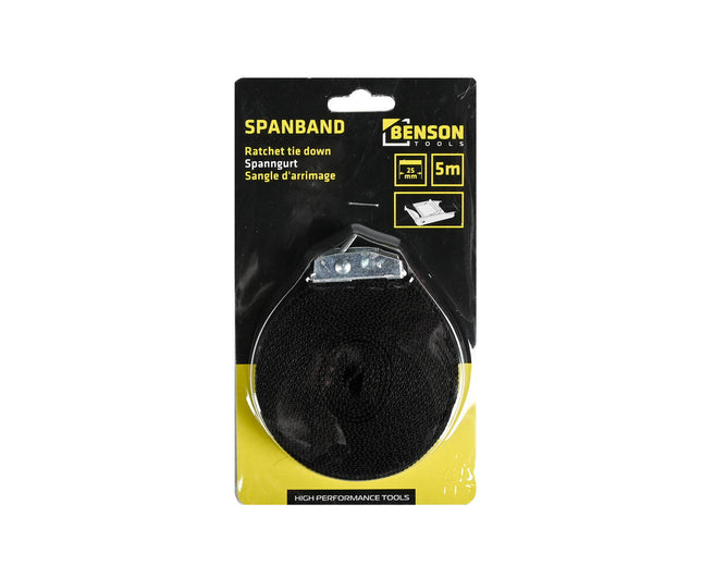 Spanband 5m, 200 daN, Polypropyleen - Ideaal voor Ladingzekering