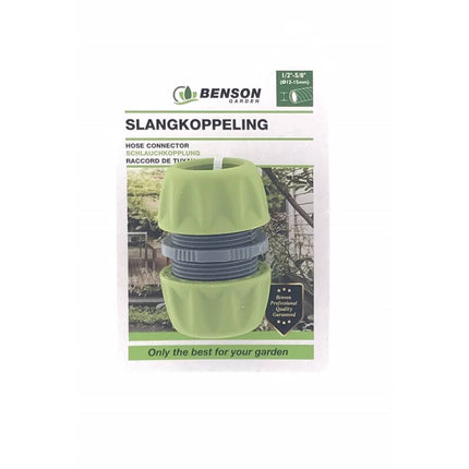 Slangkoppeling Soft 1/2"-5/8", Lekvrij, Tuinslangen Verbinden
