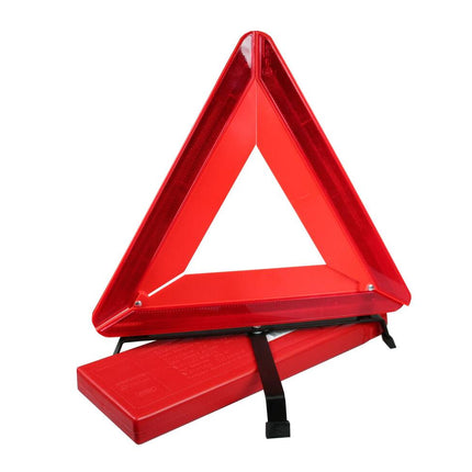 Gevarendriehoek E-keur 39,5cm, 42cm zijden, 4,3cm reflector, opbergbox