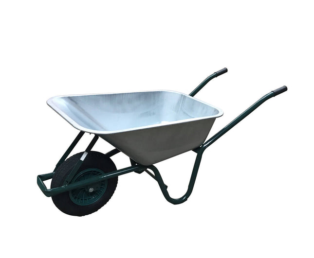 Kruiwagen 85L Gegalvaniseerd voor Tuin- en Bouwmaterialen Transport