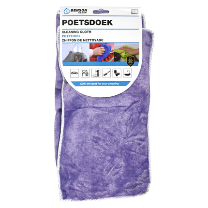 Poetsdoek 2 dlg multifunctioneel – Aantal 2 stuks, Afmeting 17 x 35 cm en 35 x 35 cm