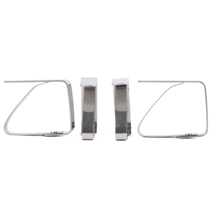 RVS Tafelkleedklem 4st - Voor Tafels tot 3.5cm Dikte, Binnen/Buiten