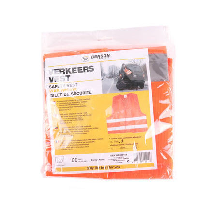Oranje Verkeersvest EN471/ISO 20471: Maximaal zichtbaar langs de weg