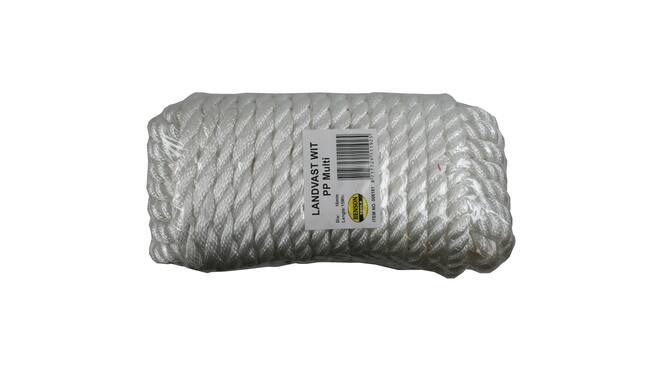 Touw landvast 16 mm x 15 mtr wit