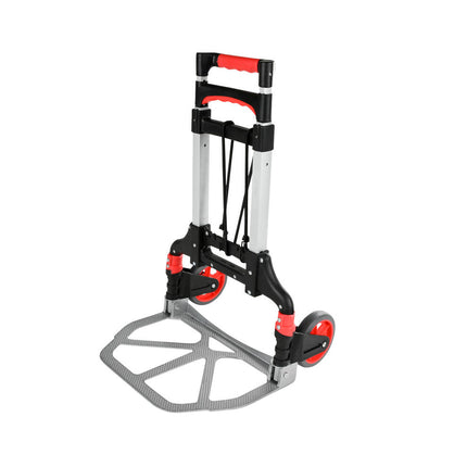 Opklapbare Steekwagen 60 kg Alu, Verstelbare Handgreep, Inclusief Snelbinder
