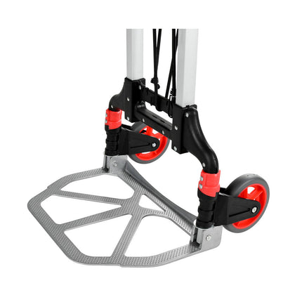 Opklapbare Steekwagen 60 kg Alu, Verstelbare Handgreep, Inclusief Snelbinder