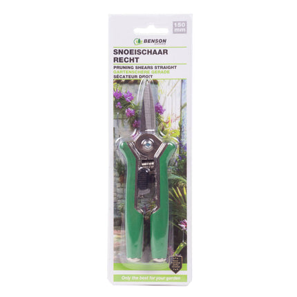 Snoeischaar Bloemen Recht Chi, 15cm, knipt takken tot 6mm dik.