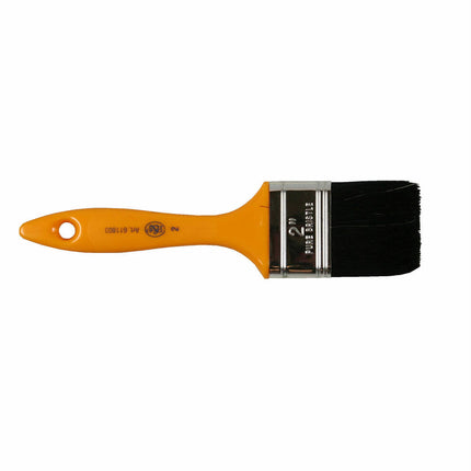 Platte Kwast 2" Geel - Ideaal voor Precisie en Dekking bij Schilderen