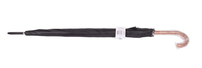 Paraplu ø125 cm 8 banen zwart – Diameter 125 cm, Kleur zwart