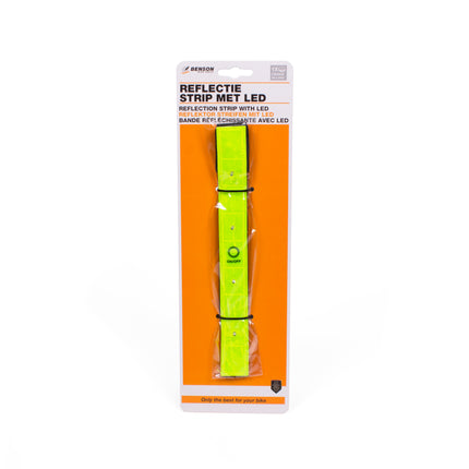 Reflectie strip met LED – afmeting 2,5 x 22,5 cm, 22,5 cm