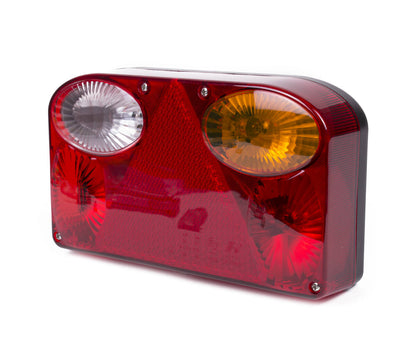 Caravan Achterlicht Rechts Wit Delux + Kabel, Heldere Verlichting