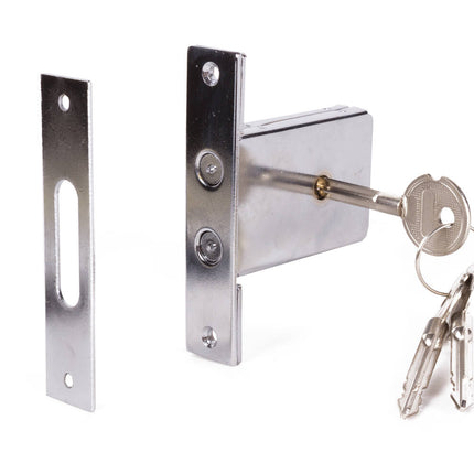 Insteek Veiligheidsslot 38-40mm, 3 Sleutels, Links/Rechts Deuren