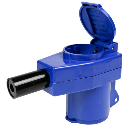 CEE Haakse 3-pins + Schuko Stopcontact IP44, 16A/230V, Outdoor Camping.