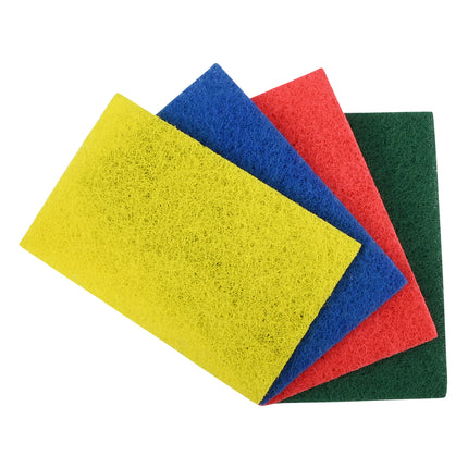 Schuur pads 4 dlg kleur – Inhoud 4 stuks, Afmetingen 15 x 9 x 0,6 cm, 0,6 cm