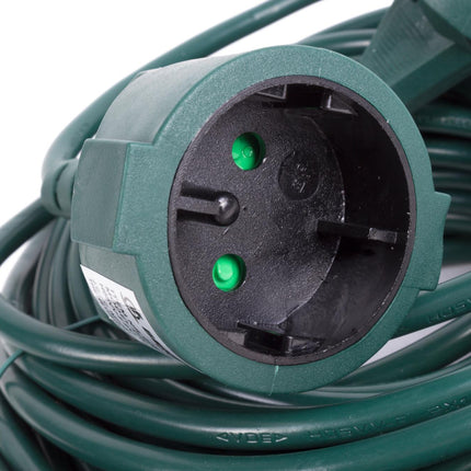 Verlengsnoer 2X1.5 niet geaard 20 mtr groen – 250V, 20 METER, Voor geaarde stekkers