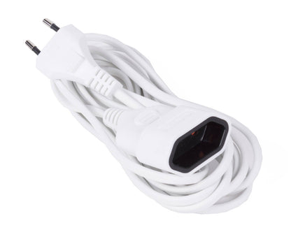 Verlengsnoer 3m Plat 2x0.75mm², Max 625W voor Lichte Apparaten