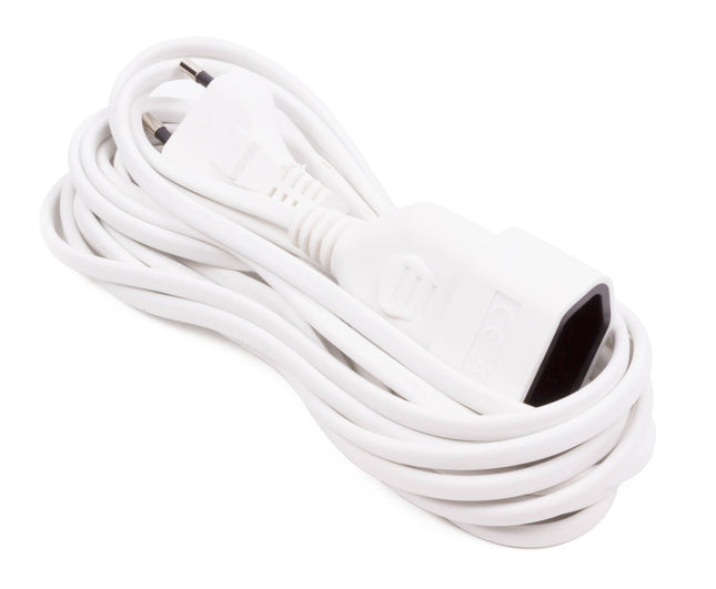 Plat Verlengsnoer 5m 2x0.75mm² - Voor Platte Stekkers, 625W Max.