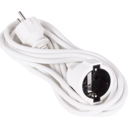 Verlengsnoer 3m met RA 3x1.0, 250V/16A voor huis & werkplek.