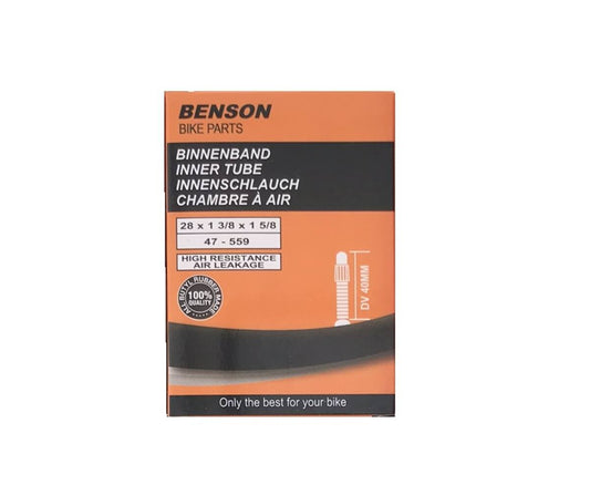 Binnenband 28x1 3/8x1 5/8 Butyl, Dunlop ventiel, soepel fietsen