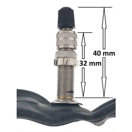 Binnenband 28x1 3/8x1 5/8 Butyl, Dunlop ventiel, soepel fietsen