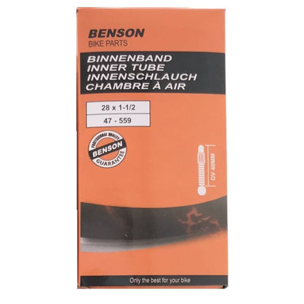 Binnenband 28x1 1/2 Rubber met Dunlop Ventiel voor Soepele Rit