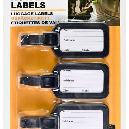 Kofferlabels 3 dlg