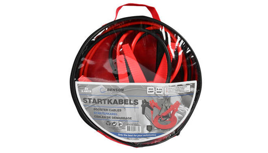 Startkabel 200A + tas 2.4 mtr kabel