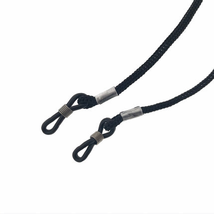 Brillenkoordje zwart 12 dlg – Materiaal Nylon, Lengte 68 cm, 68 cm, verstelbaar